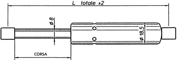 MOLLA A GAS U260-40