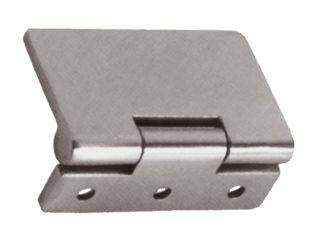 CERNIERA A FILO ACCIAIO INOX 65X55