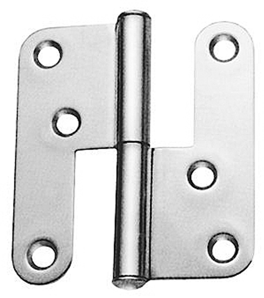 CERNIERA INOX SFILABILE DX