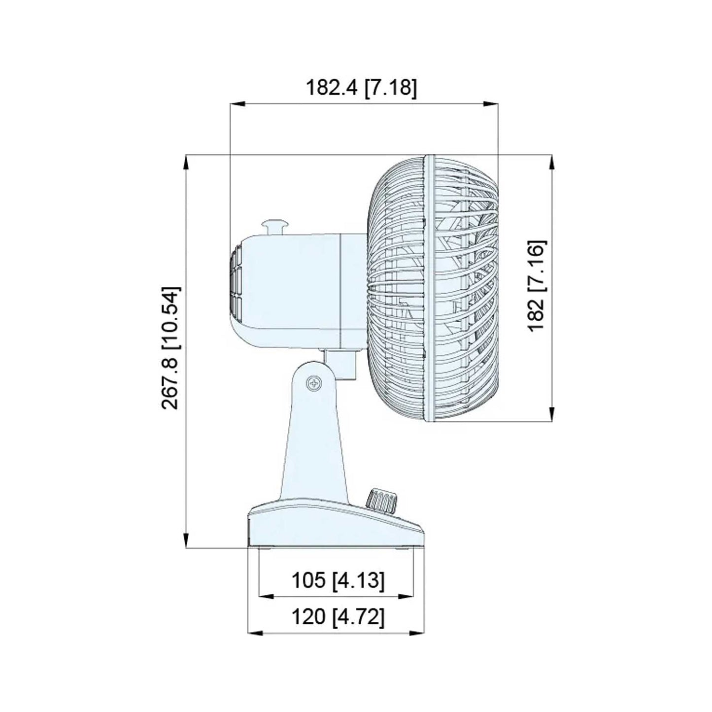 Elettroventilatore 1 Speed Tmc 12v