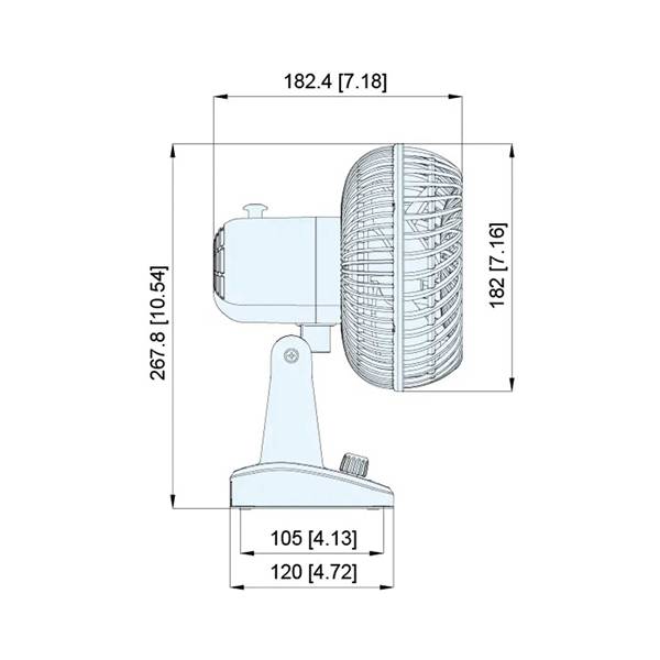 ELETTROVENTILATORE 1 SPEED TMC 12V