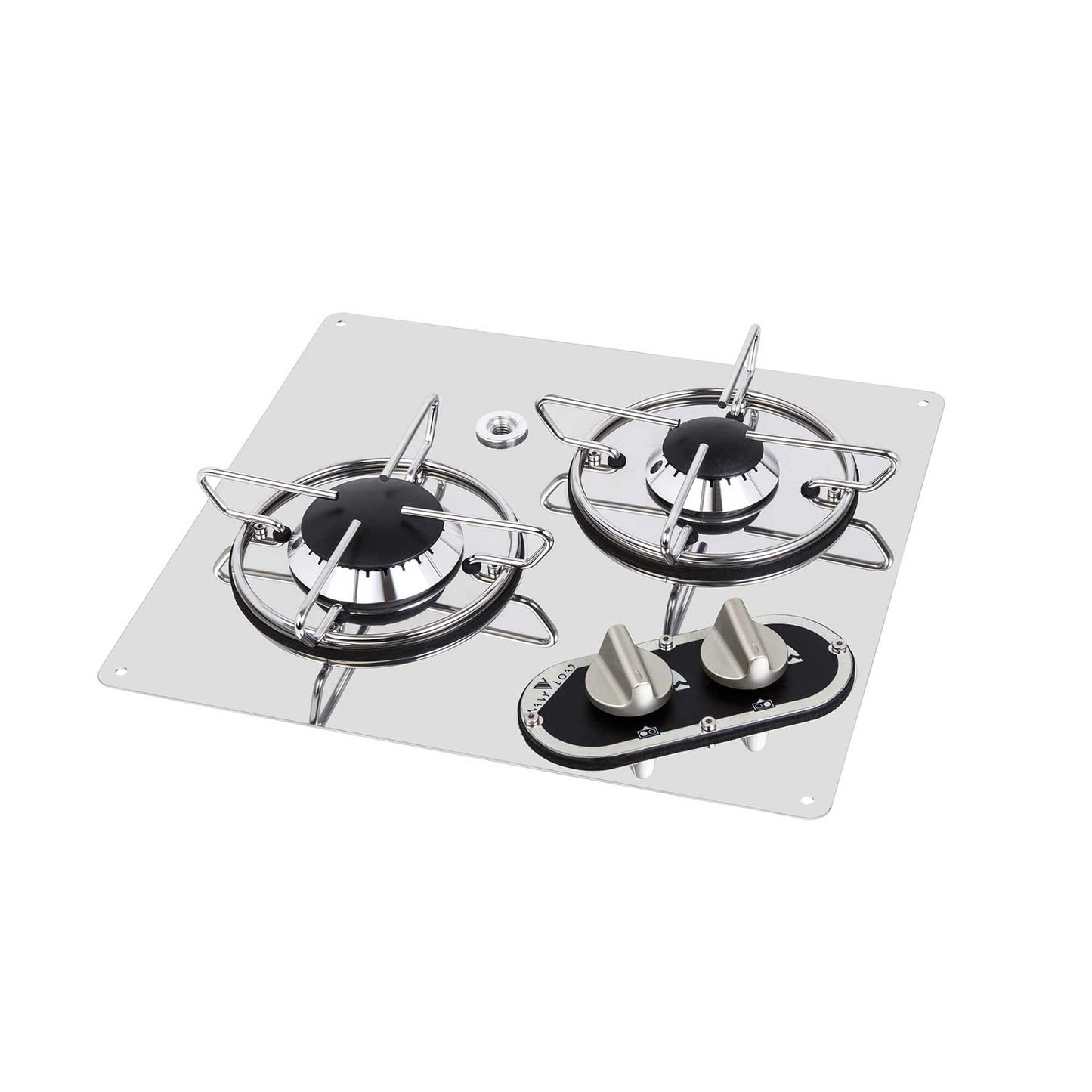 Piano Cottura Inox Incasso 2 Fuochi