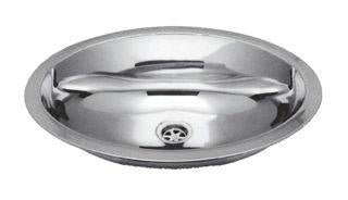 LAVELLO OVALE IN ACC.INOX MM.450