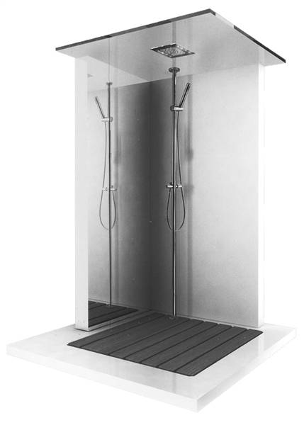 SOFFIONE QUADRO SLIM