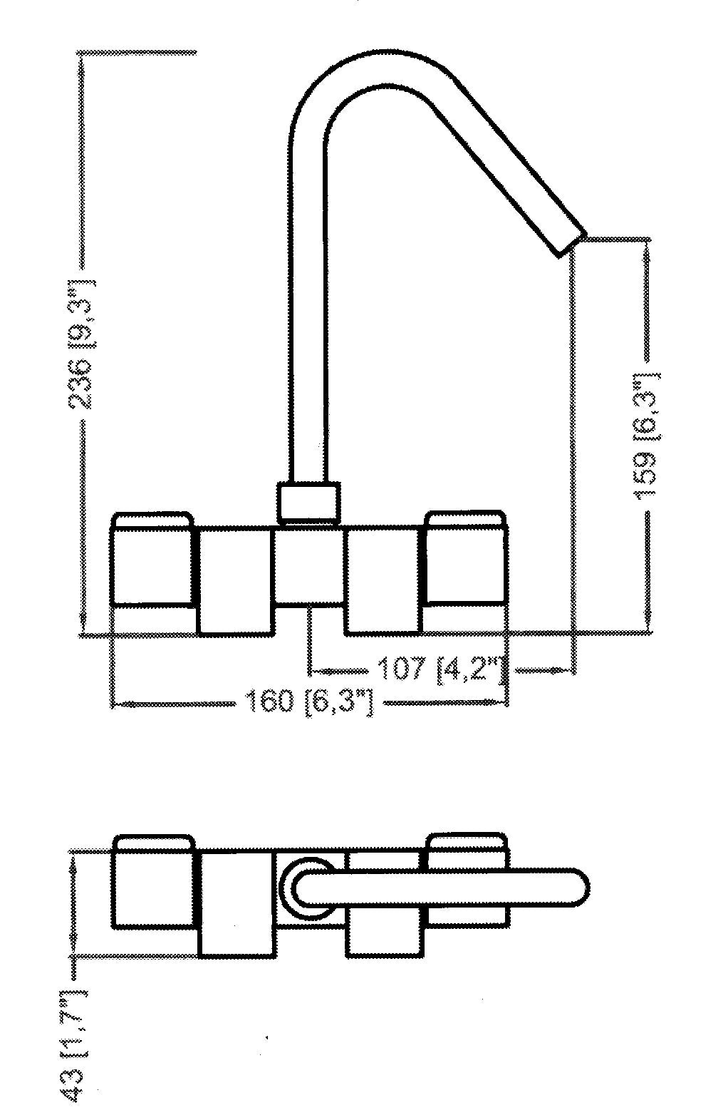 Miscelatore Abbattibile