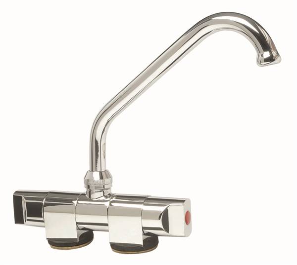 MISCELATORE CROMATO TUBO GIREVOLE
