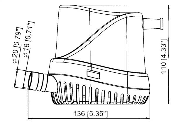 POMPA SENTINA AUTOM.TMC 500 - 12V