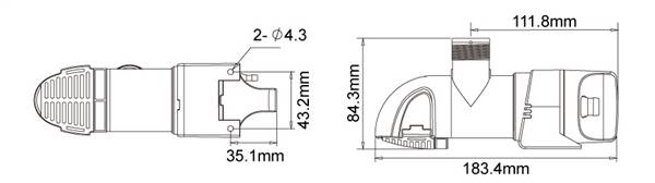 POMPA BASSA 1100 GPH 12V