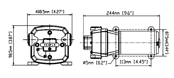 POMPA AUTOCLAVE 17 LT/MIN 24V
