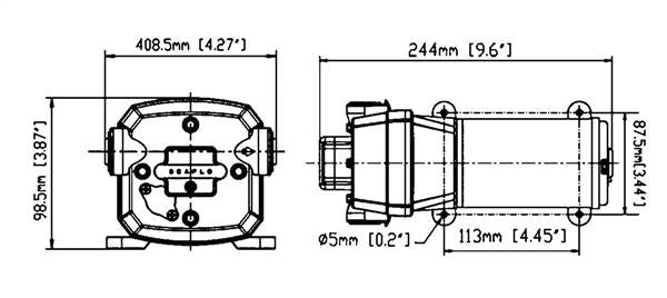 POMPA AUTOCLAVE 17 LT/MIN 24V