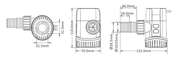 POMPA SENTINA SOMMERSA 800 GPH 12V