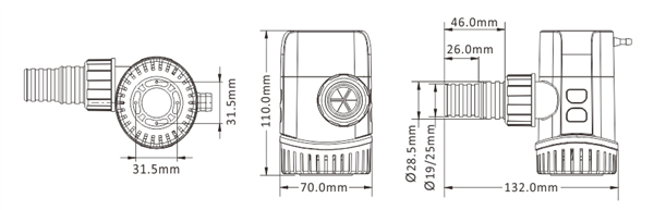 POMPA SENTINA SOMMERSA 800 GPH 24V