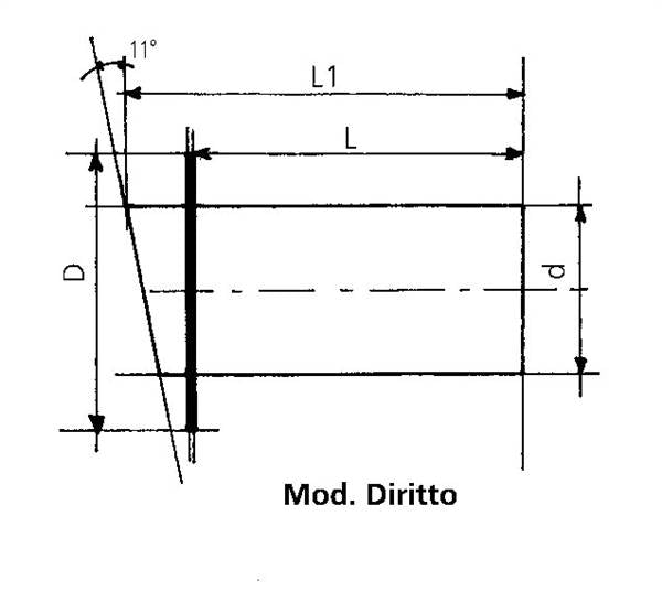 TERMINALE S.DIRITTO MM.50 ACC.INOX