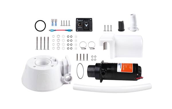 KIT COMPONENTI WC ELETTRICO SEA FLO 12 V