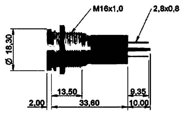 SPIA LED MM.16 VERDE 12 V