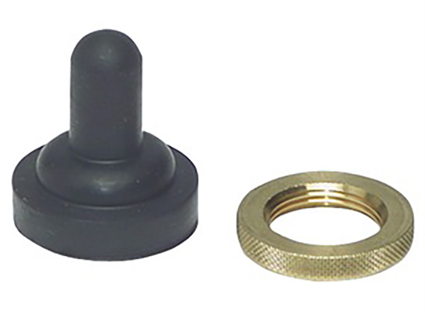 Cappuccio In Gomma C/ghiera Ottone