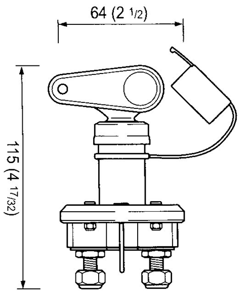 STACCABATTERIA 100 AMP.