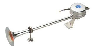 TROMBA OTTONE CROMATO 24/V