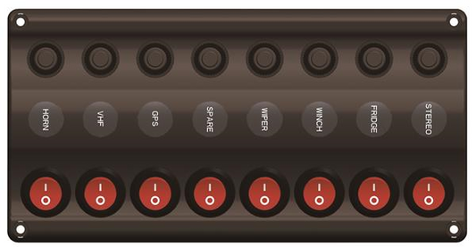 Pannello Elettrico 8 Interruttori