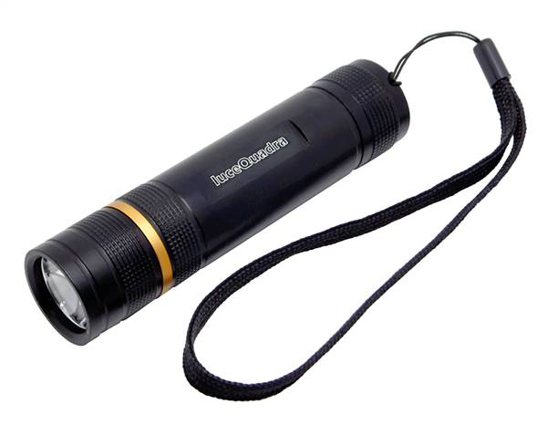 TORCIA ALLUMINIO NERO LED 3W