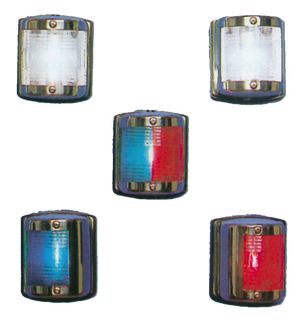 FANALE INOX ECON.LUCE VERDE