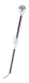 FANALE 360° BIANCO C/ASTA TELESC.