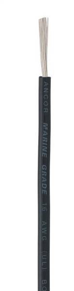 CAVO STAGNO ANCOR MM²1 NERO  MT.30