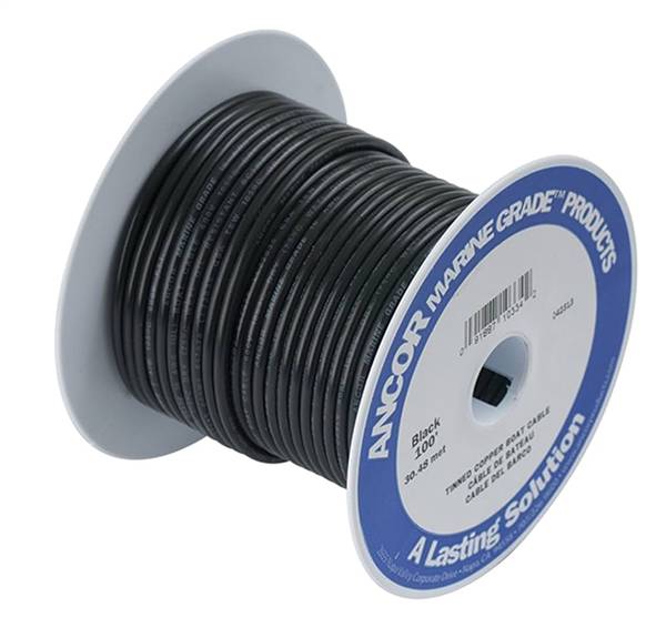 CAVO STAGNO ANCOR MM²1 NERO  MT.150