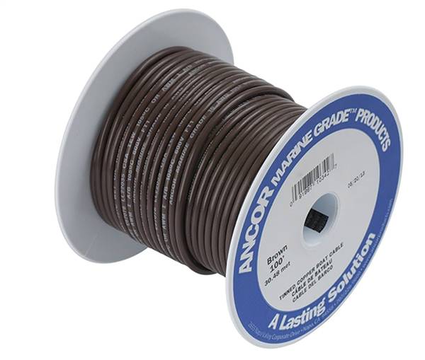 CAVO STAGNO ANCOR MM²1 MARRONE MT.30