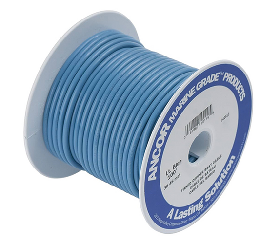 CAVO STAGNO ANCOR MM²1 BLUE MT.30