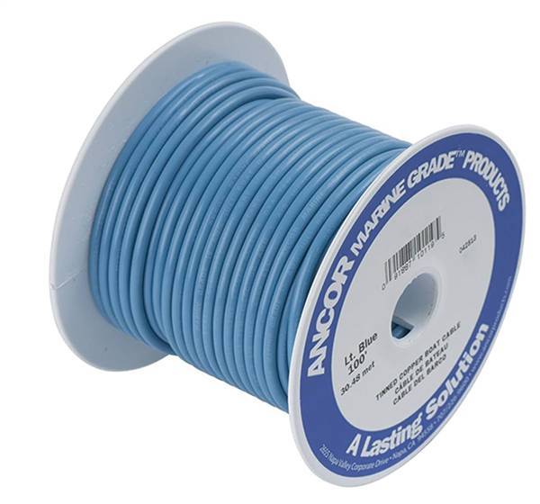CAVO STAGNO ANCOR MM²1 BLUE MT.30