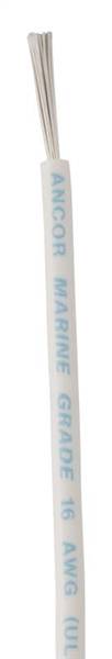 CAVO STAGNO ANCOR MM²3 BIANCO MT.30