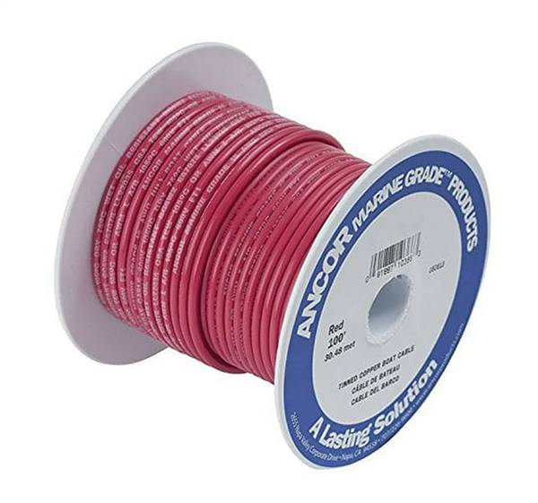 CAVO STAGNO ANCOR MM²3 ROSSO MT.120