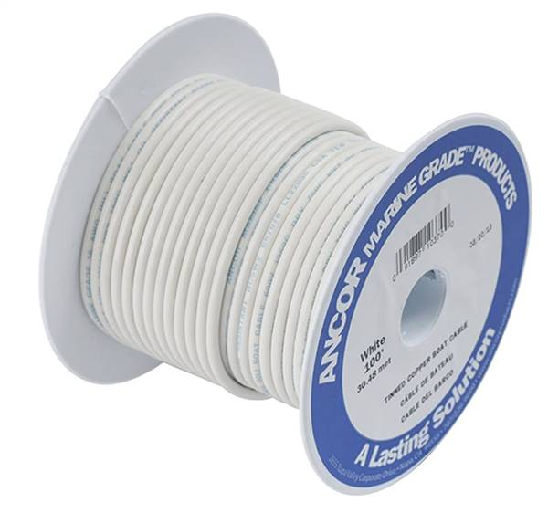 CAVO STAGNO ANCOR MM²13 BIANCO MT.15