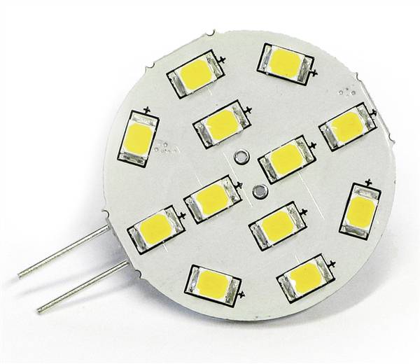 LAMPADA 12 LED G4 LATERALE LUCE FREDDA