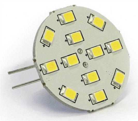 LAMPADA 12 LED G4 POSTERIORE LUCE FREDDA