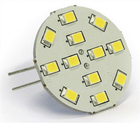 LAMPADA 12 LED G4 POSTERIORE LUCE CALDA