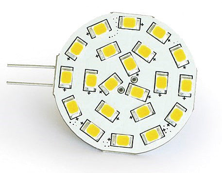 LAMPADA 10 LED G4 LATERALE LUCE BLU