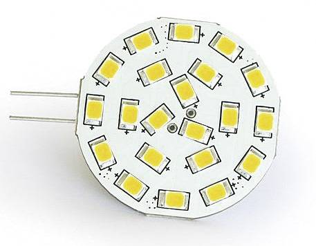 LAMPADA 10 LED G4 LATERALE LUCE BLU