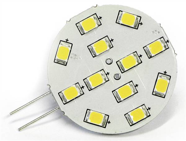 LAMPADA 12 LED G4 DIMM.24V LAT.FREDDA
