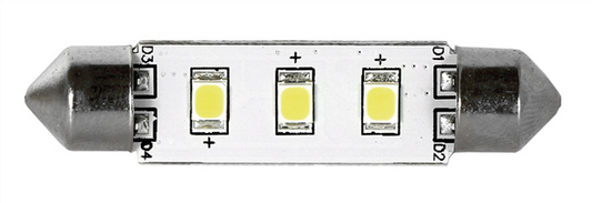 LAMPADA 3 LED SV8.5 MM.42 LUCE FREDDA