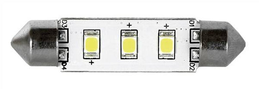 LAMPADA 3 LED SV8.5 MM.42 LUCE CALDA