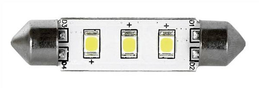 LAMPADA 3 LED SV8.5 MM.42 LUCE BLU