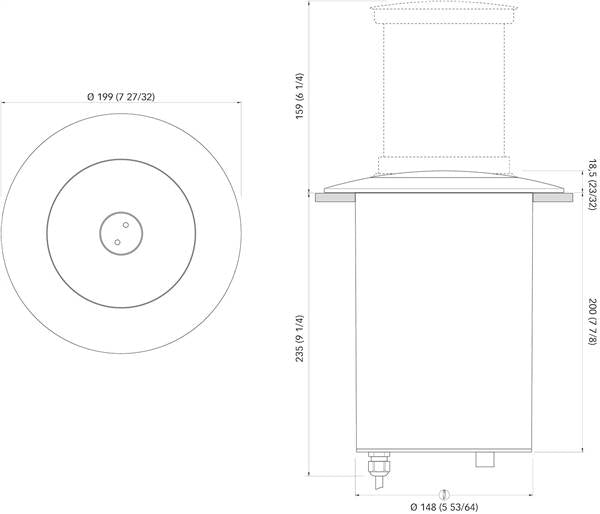LUCE LED SECRET LIGHT L 6W