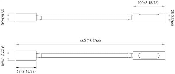 LUCE LETTURA CALIFFA WALL CROMO/P.CIOCC