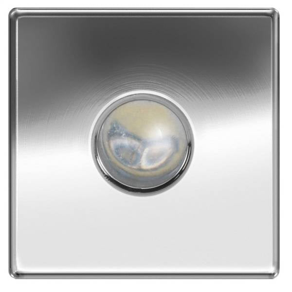 LUCE LED TESS INOX LUCIDO ROSSO