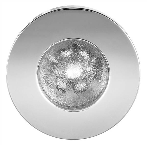 LUCE LED HARRIET INOX LUCIDO BLU