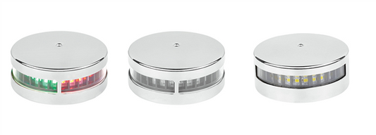 Fanale Combinato Led Inox Orizzontale