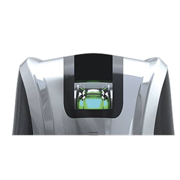 FANALE LED INOX LUCE VERDE