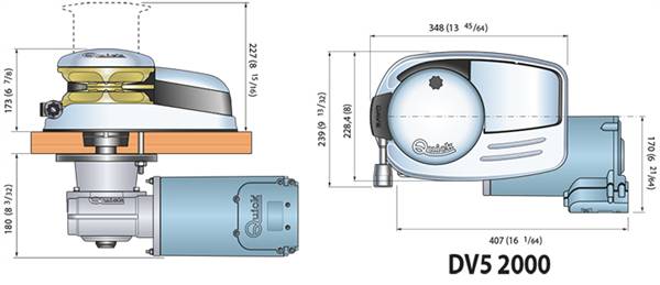 SALPA ANCORA DAVE 2000W 24V C/CAMP.